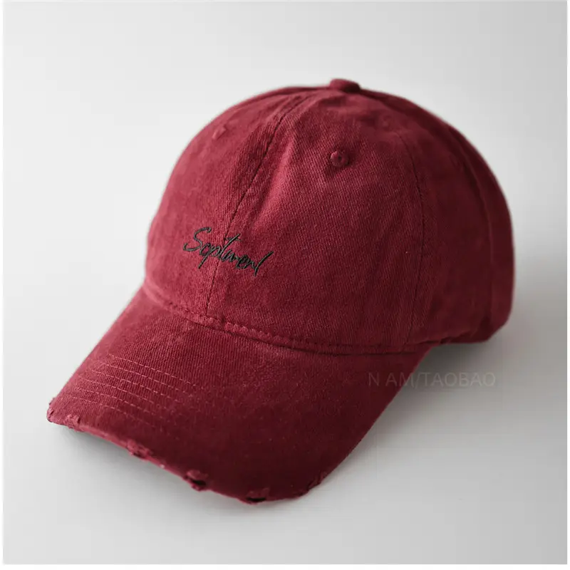 Minimalist Letter Embroidery Soft Brim Baseball Cap Unisex - Image 2