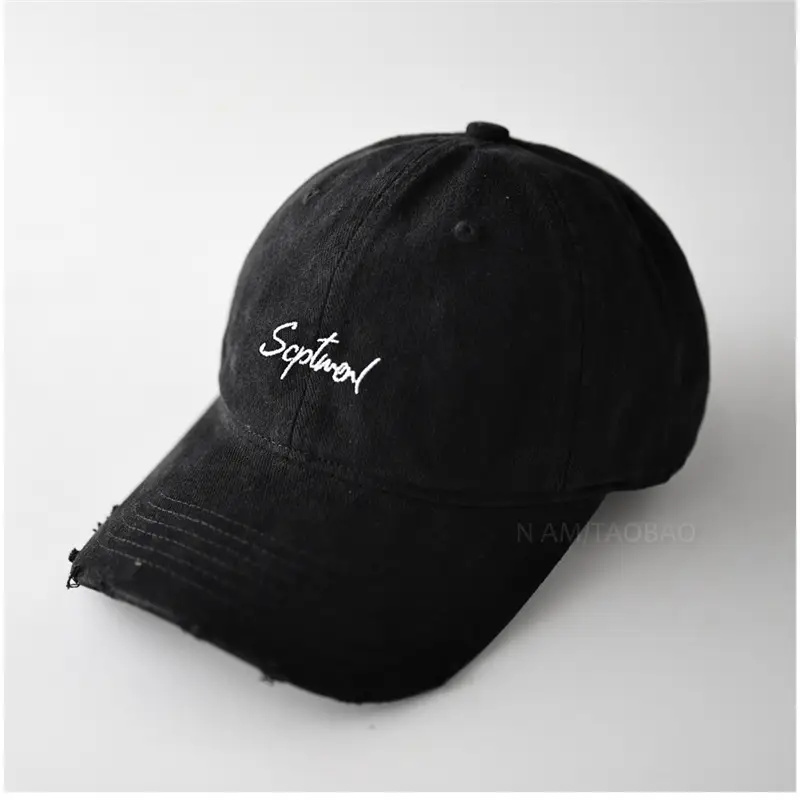 Minimalist Letter Embroidery Soft Brim Baseball Cap Unisex - Image 3