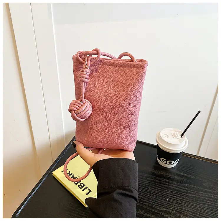 Candy Pebbled Mini Phone Bag 2025 Summer — feature 23