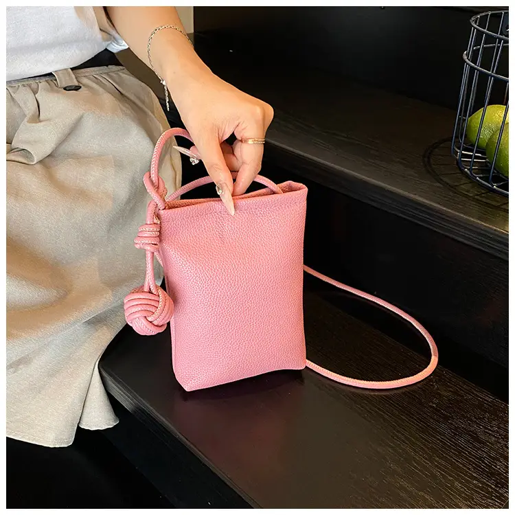 Candy Pebbled Mini Phone Bag 2025 Summer — feature 6