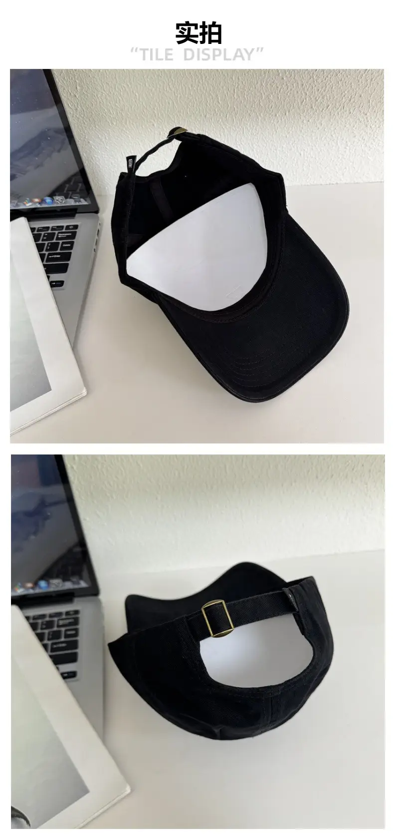 Women New Day Letter Embroidery Cap Beige — feature 5