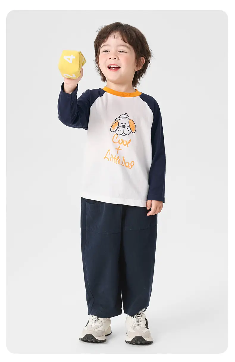 Right European Boys Pure Cotton Long Sleeve T-Shirt Autumn Kids 2025 — feature 16