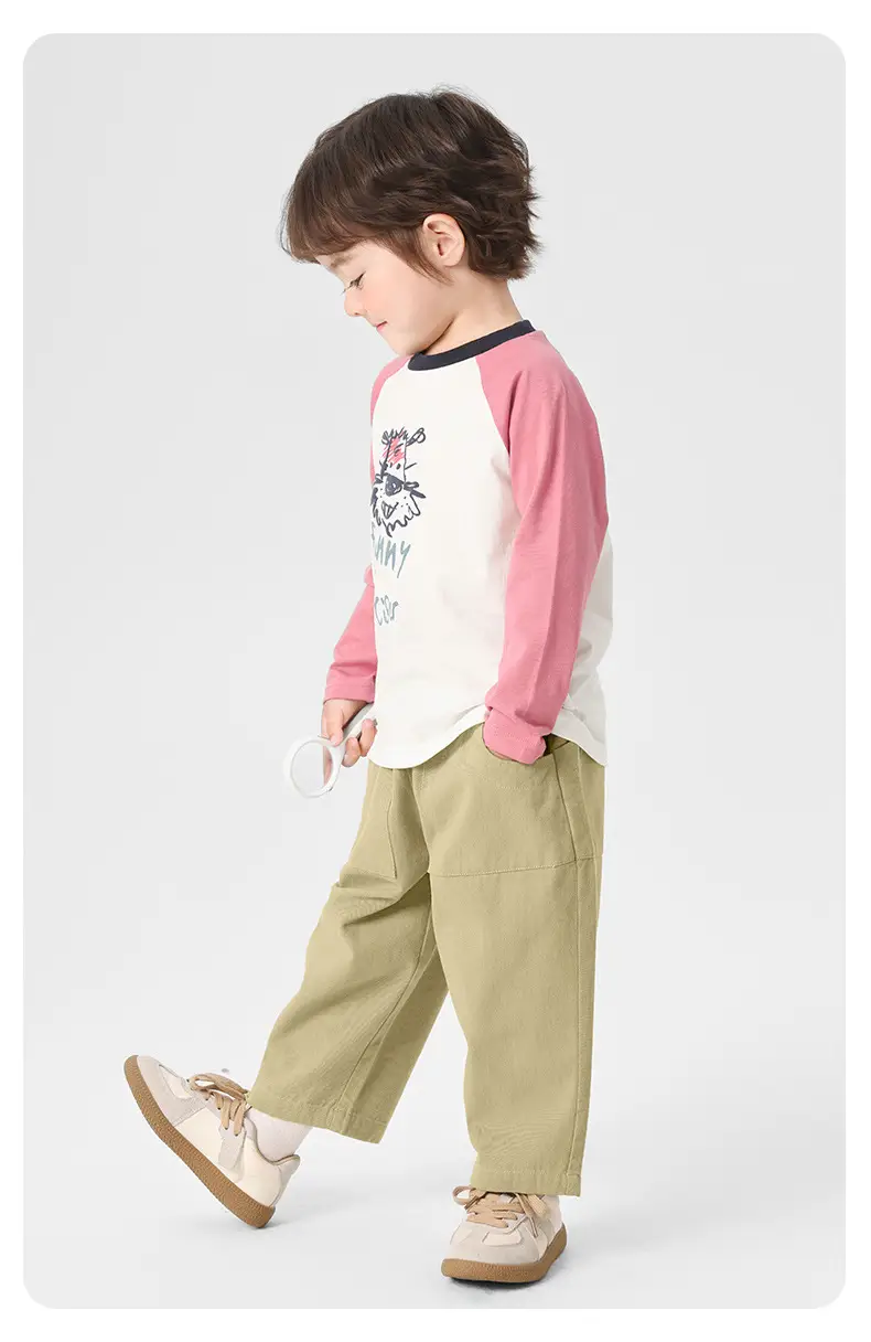 Right European Boys Pure Cotton Long Sleeve T-Shirt Autumn Kids 2025 — feature 23