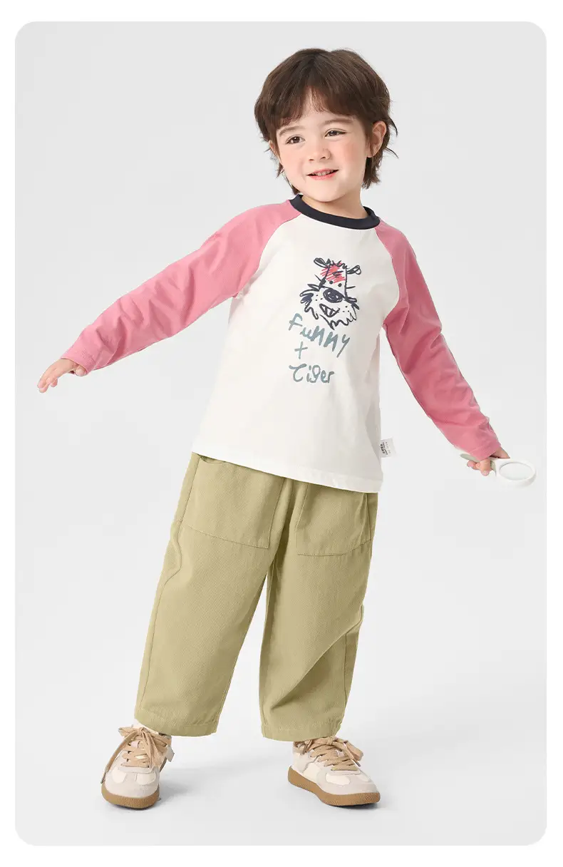 Right European Boys Pure Cotton Long Sleeve T-Shirt Autumn Kids 2025 — feature 25