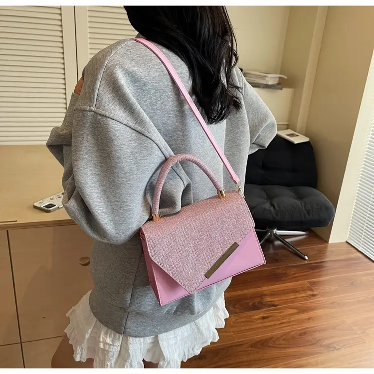 Pink Faux Leather Shoulder Bag for Women 2025 — feature 13