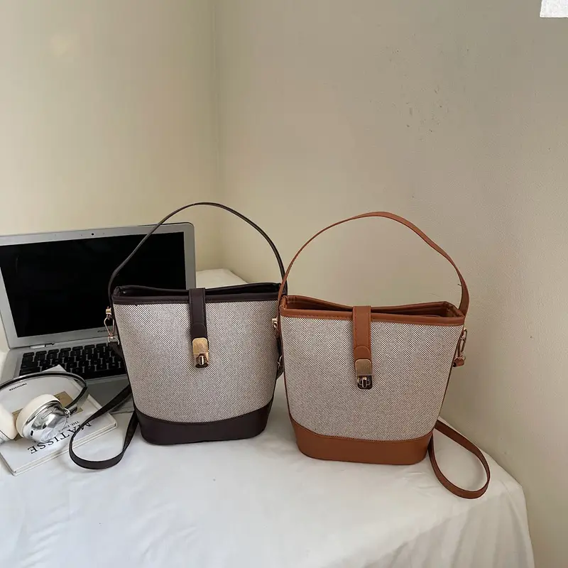 Crossbody Bag for Women Summer 2025 Leather Brown - Image 6