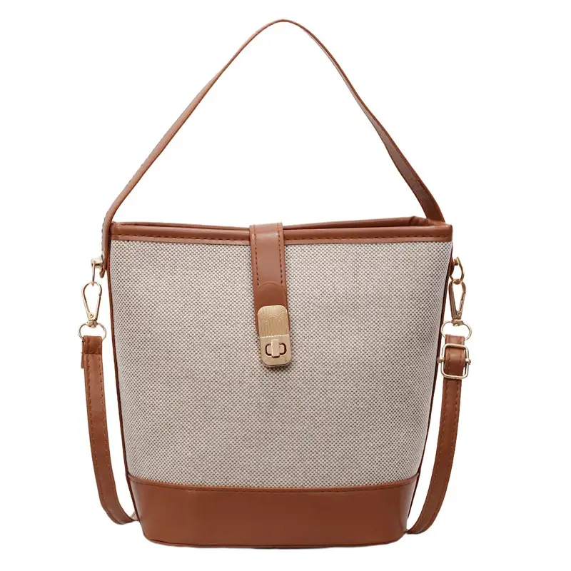 Crossbody Bag for Women Summer 2025 Leather Brown - Image 7