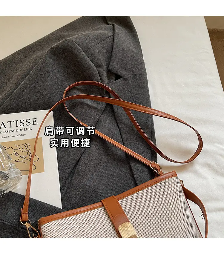 Crossbody Bag for Women Summer 2025 Leather Brown — feature 6
