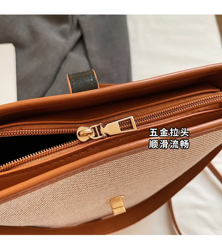 Crossbody Bag for Women Summer 2025 Leather Brown — feature 7