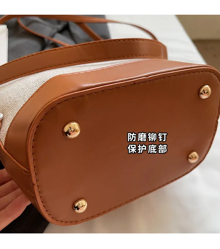 Crossbody Bag for Women Summer 2025 Leather Brown — feature 8