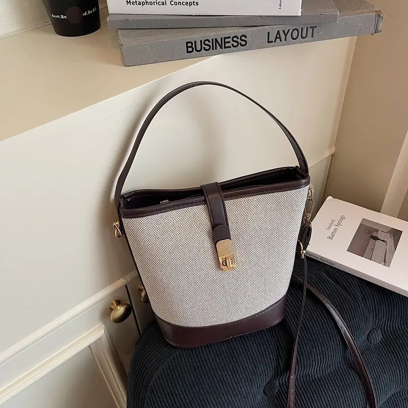 Crossbody Bag for Women Summer 2025 Leather Brown - Image 2