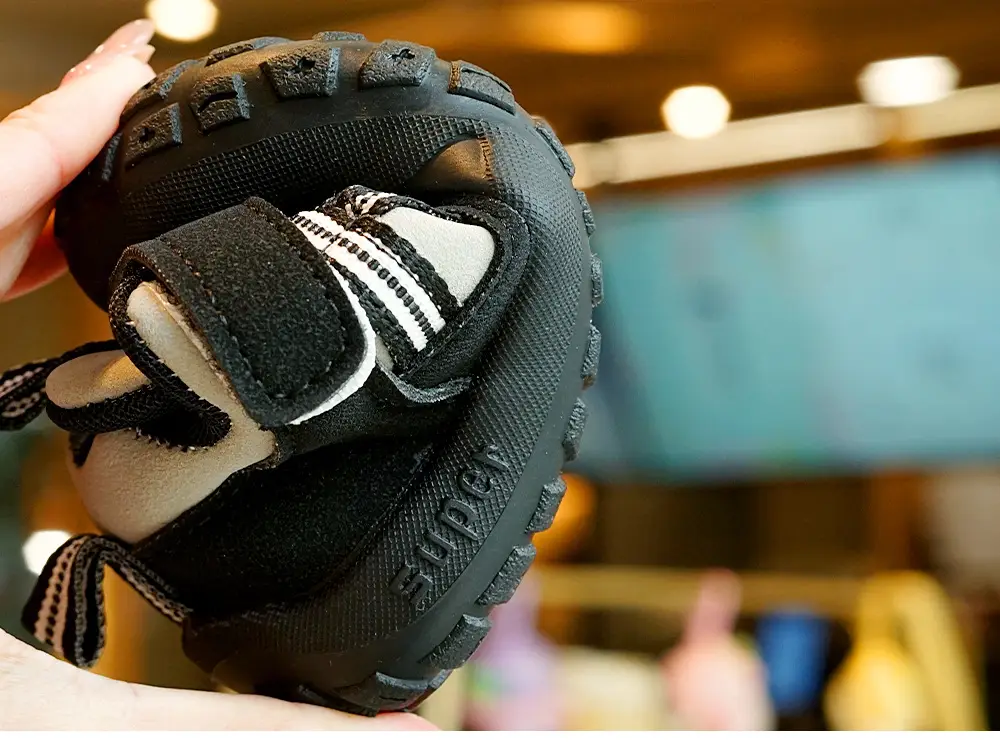 Toddler Shoes Black Grey New 1-2Yrs Non-Slip — feature 2