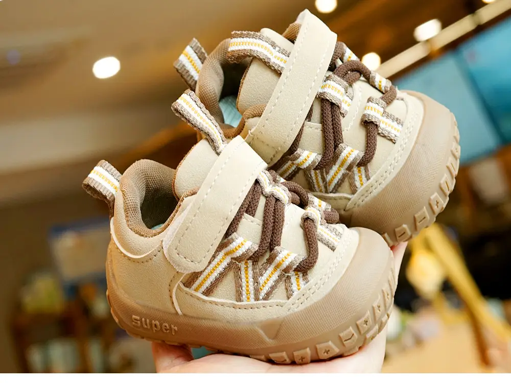 Toddler Shoes Black Grey New 1-2Yrs Non-Slip — feature 4