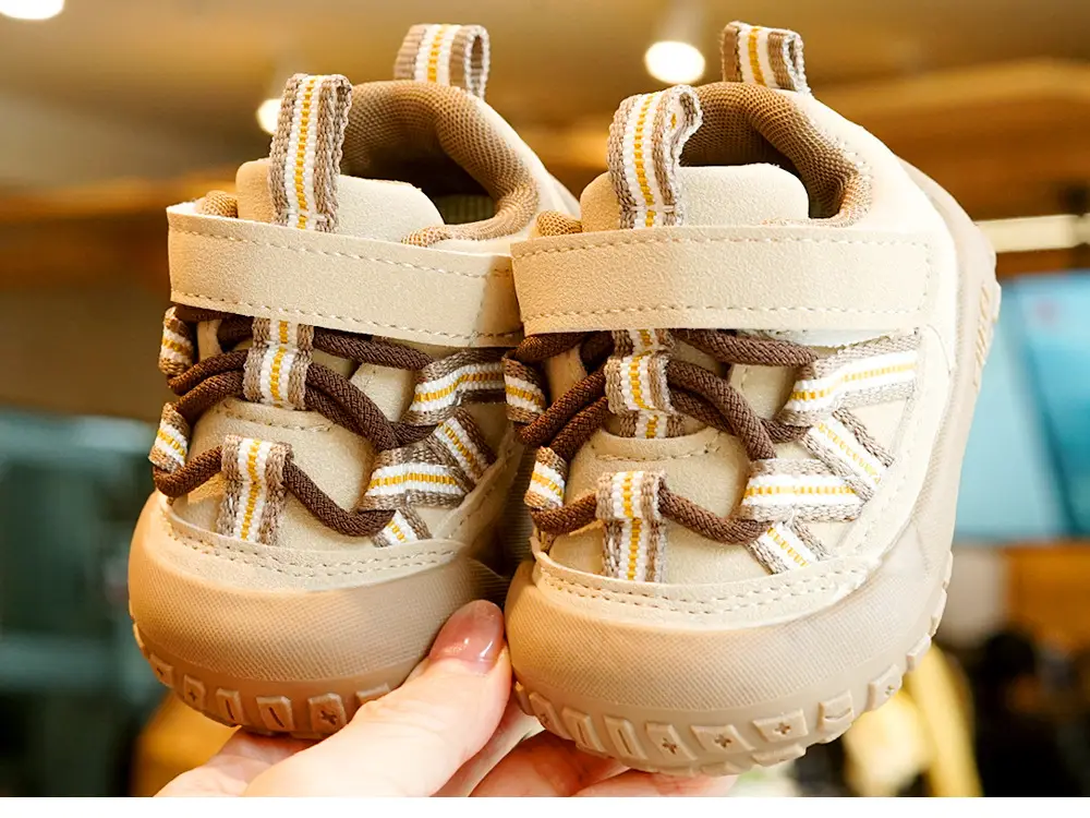 Toddler Shoes Black Grey New 1-2Yrs Non-Slip — feature 6