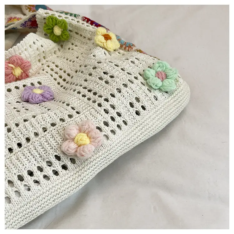 Women Hollow Out Woven Beach Bag 2025 New Yarn Large Capacity — feature 34