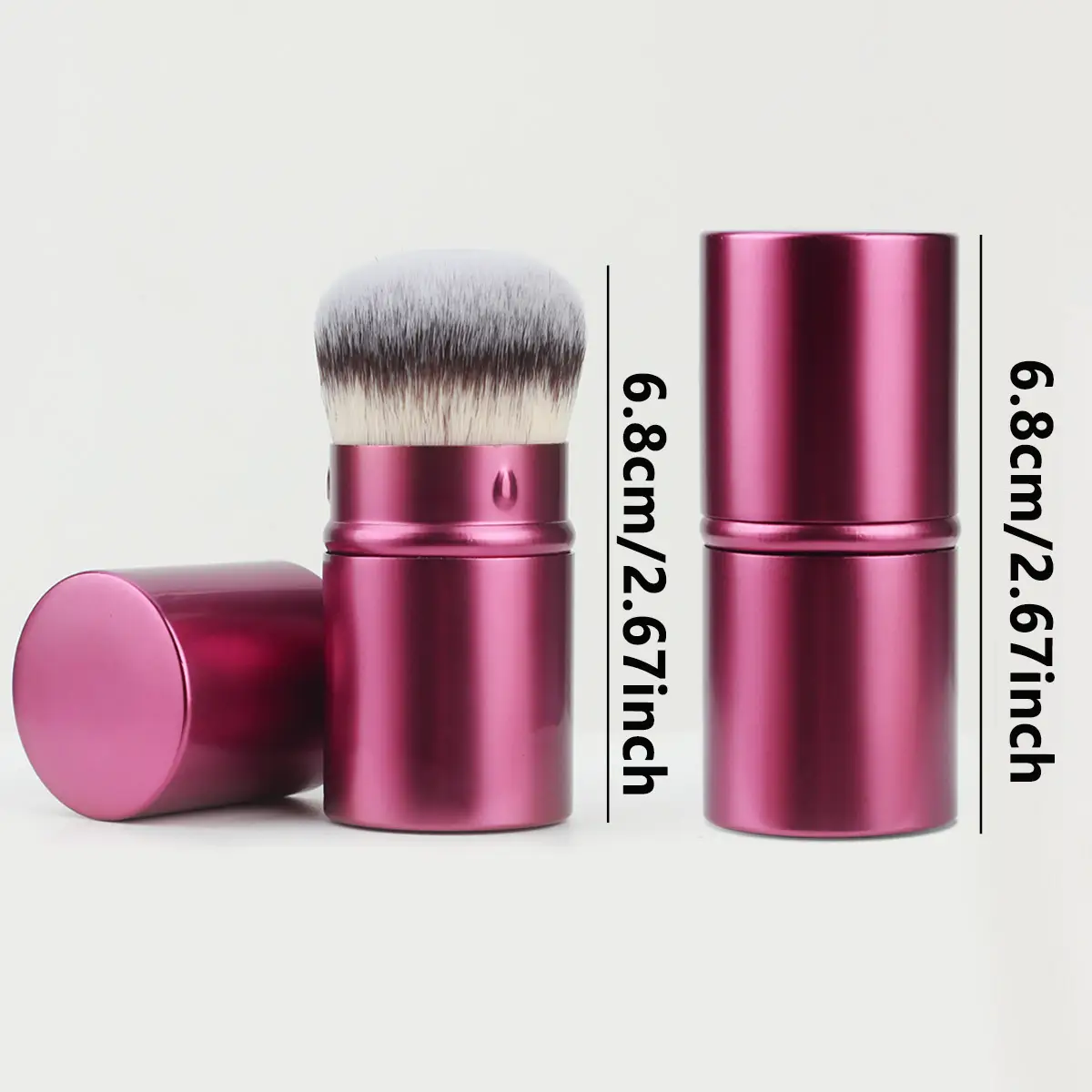 Portable Retractable Makeup Brush for Blush & Powder — feature 36
