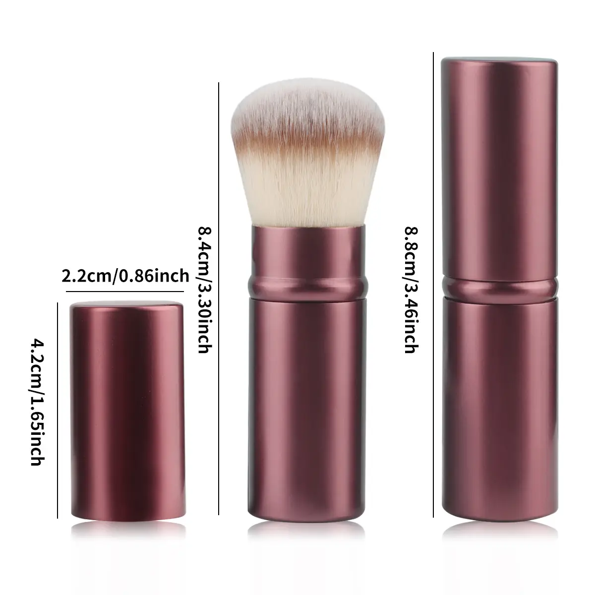 Portable Retractable Makeup Brush for Blush & Powder — feature 9