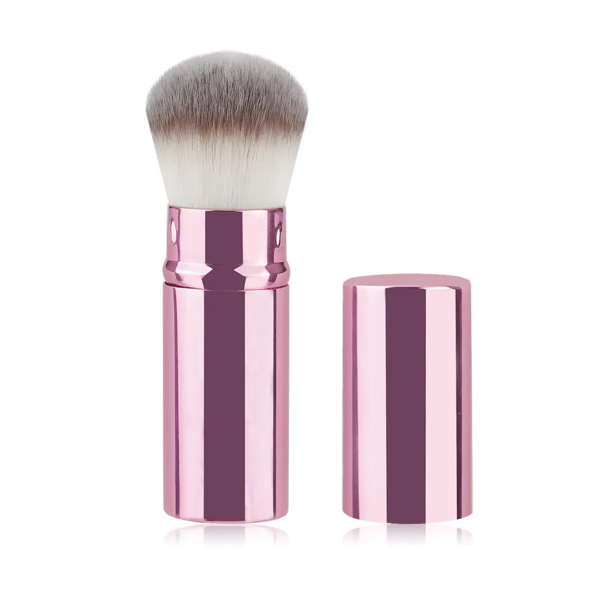 Portable Retractable Makeup Brush for Blush & Powder