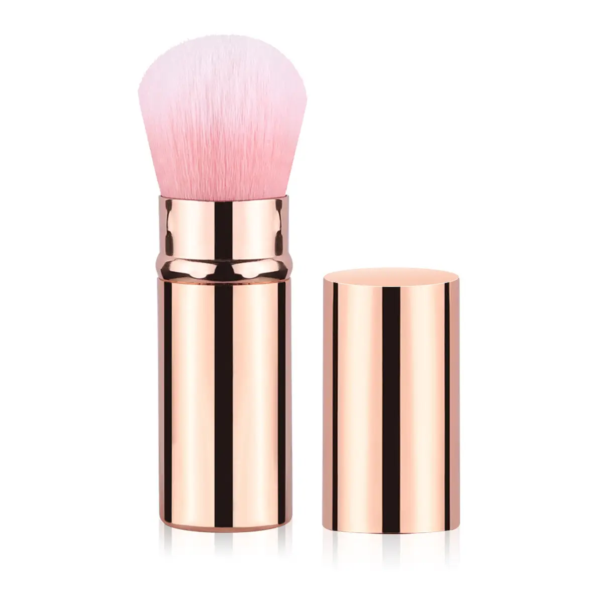 Portable Retractable Makeup Brush for Blush & Powder - Image 14