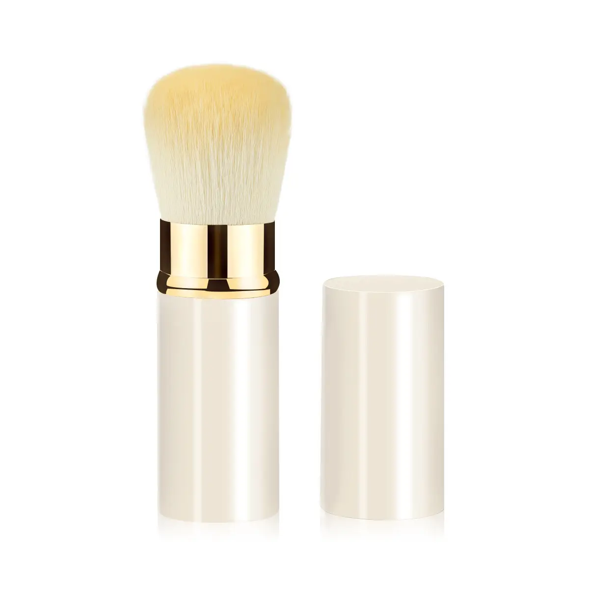 Portable Retractable Makeup Brush for Blush & Powder - Image 15