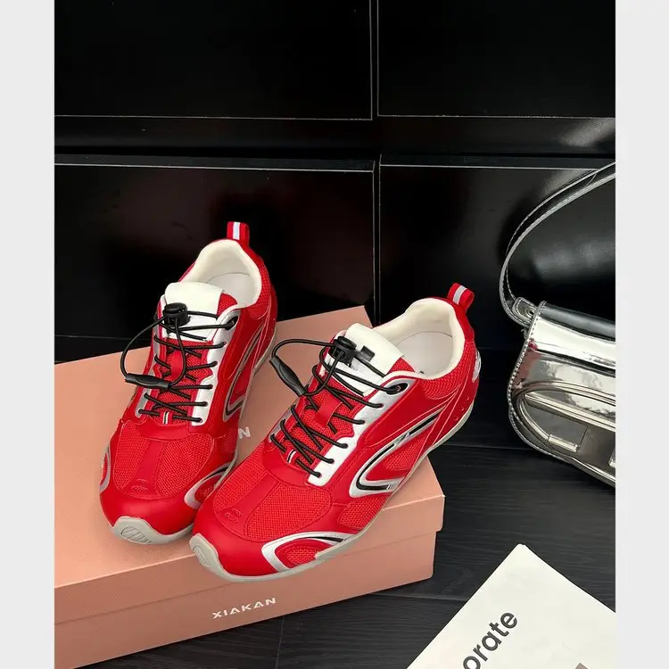 Retro Green Racing Training Shoes for Women 2025