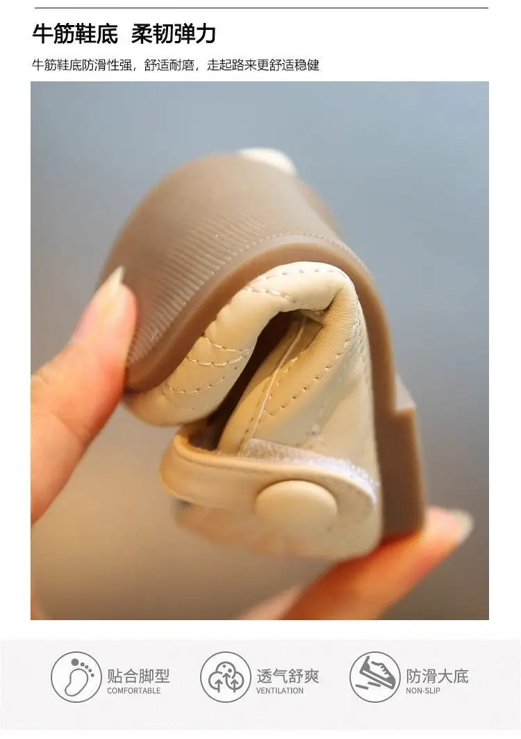 Baby Girl Toddler Shoes Spring 1 to 2 Years Old Soft-Soled Baby Shoes Little Princess Shoes Fashionable Girls' Flats — feature 6