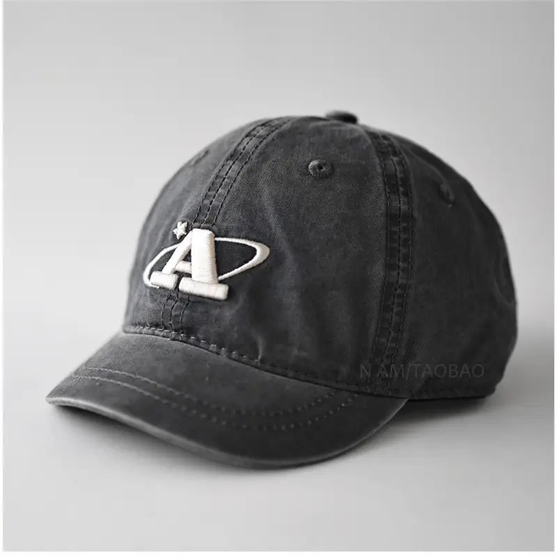 Men's Olive Green Three-Dim Embroidery Cap - Image 10