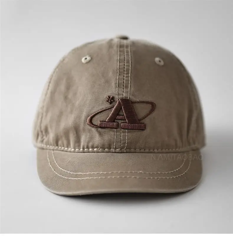 Men's Olive Green Three-Dim Embroidery Cap — feature 3