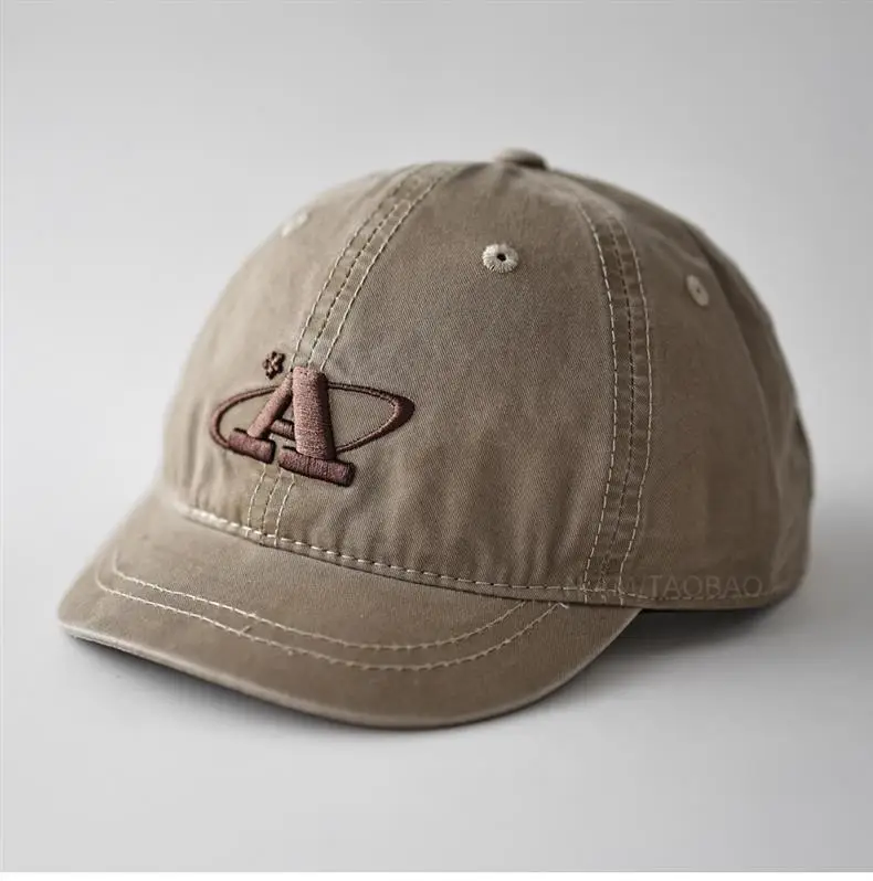 Men's Olive Green Three-Dim Embroidery Cap — feature 4