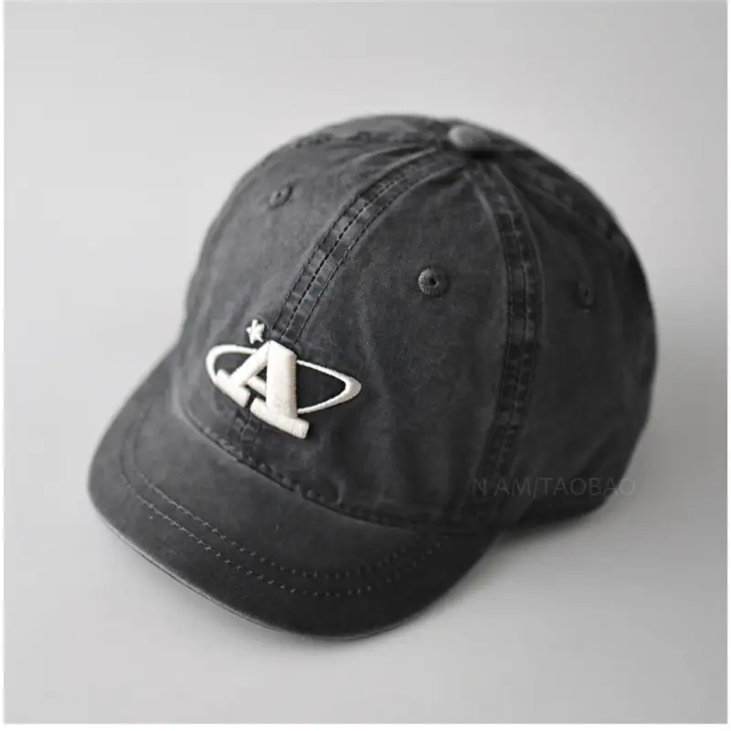 Men's Olive Green Three-Dim Embroidery Cap - Image 5