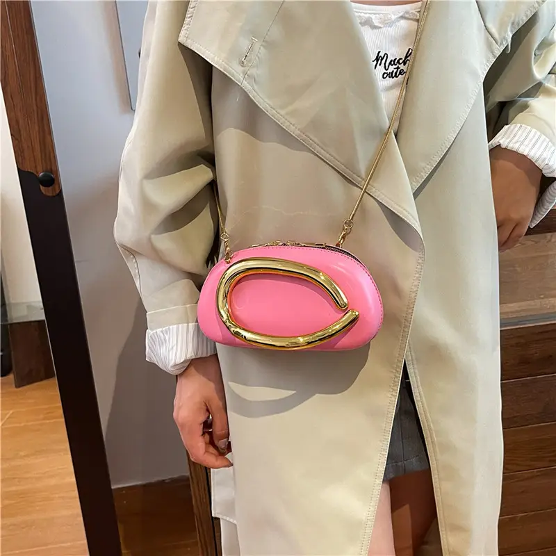 2025 Yellow Chain Shoulder Crossbody Bag - Image 8