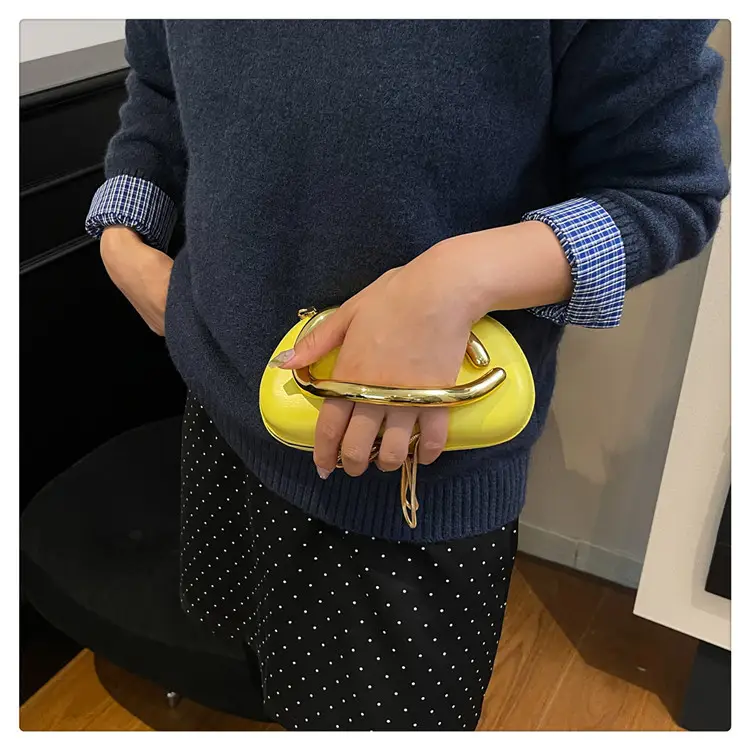 2025 Yellow Chain Shoulder Crossbody Bag — feature 11