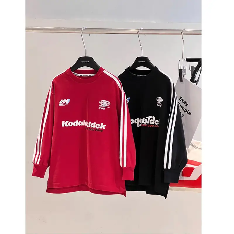 2025 Boys Black Sweatshirt Set Long Sleeve Casual Top — feature 11