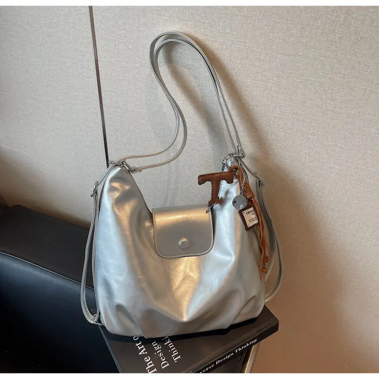 Korean Style Brown Leather Crossbody Bag for Women — feature 34
