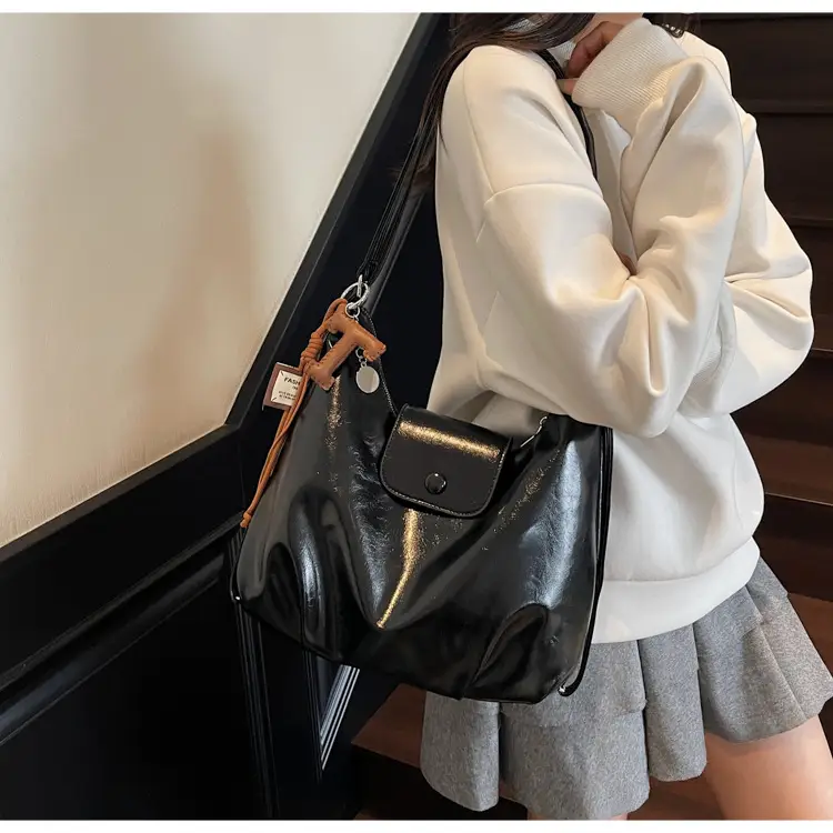 Korean Style Brown Leather Crossbody Bag for Women — feature 8