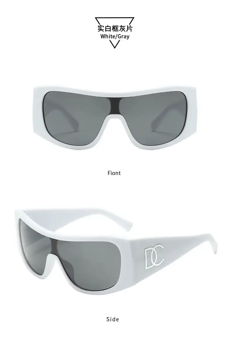 2025 Y2K Sunglasses Women Black Pink Large Frame — feature 13