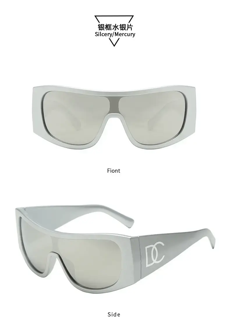 2025 Y2K Sunglasses Women Black Pink Large Frame — feature 14