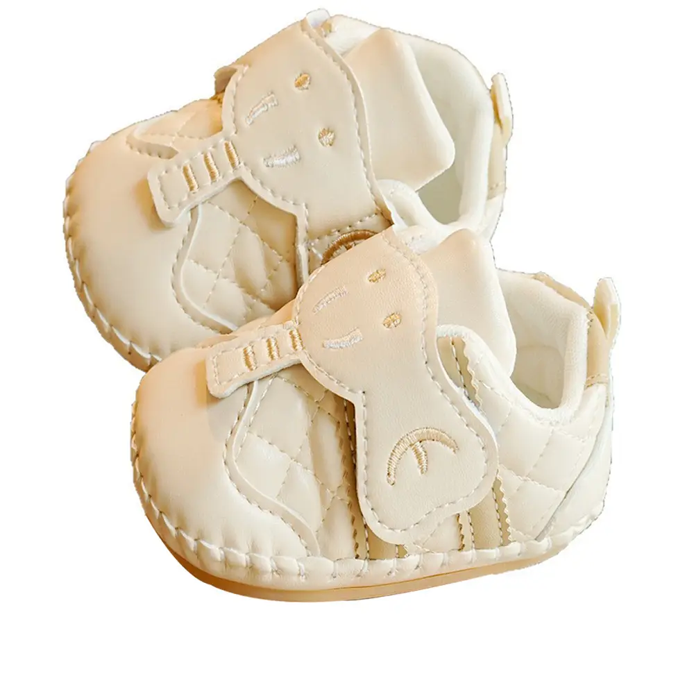 Pink Cartoon Baby Shoes 0-1 Years Soft Sole Non-Slip