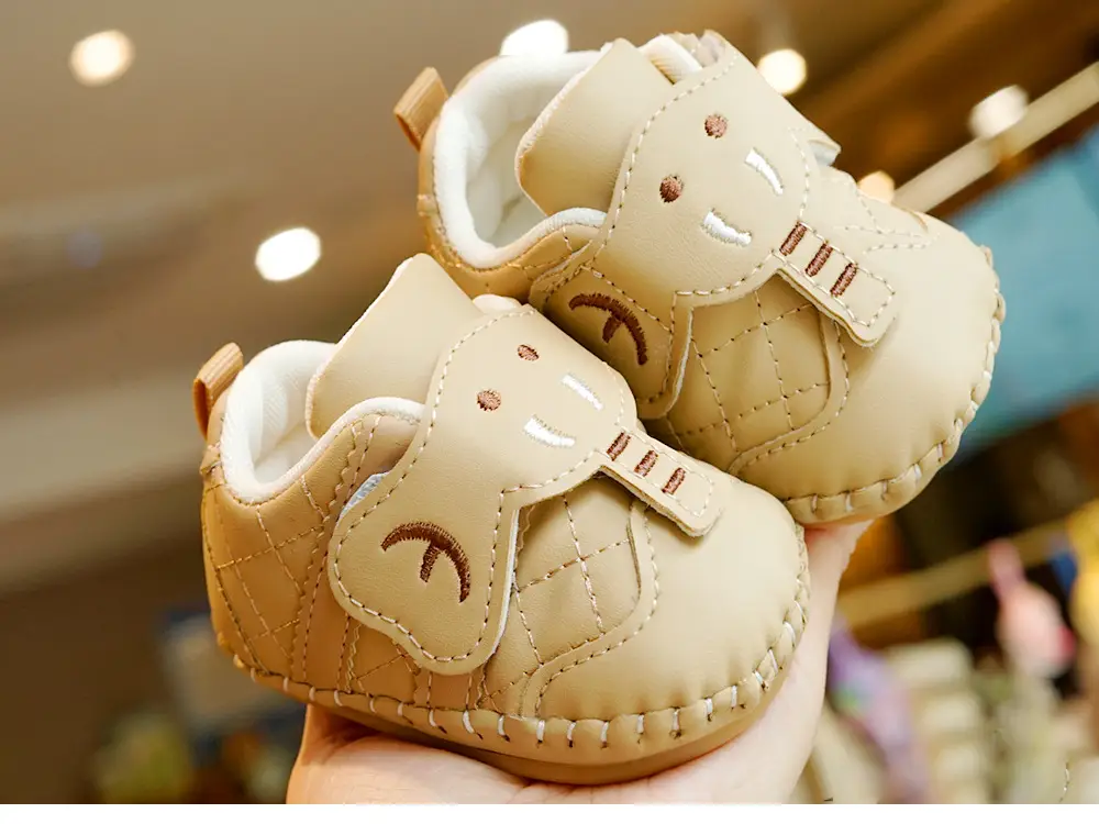 Pink Cartoon Baby Shoes 0-1 Years Soft Sole Non-Slip — feature 7