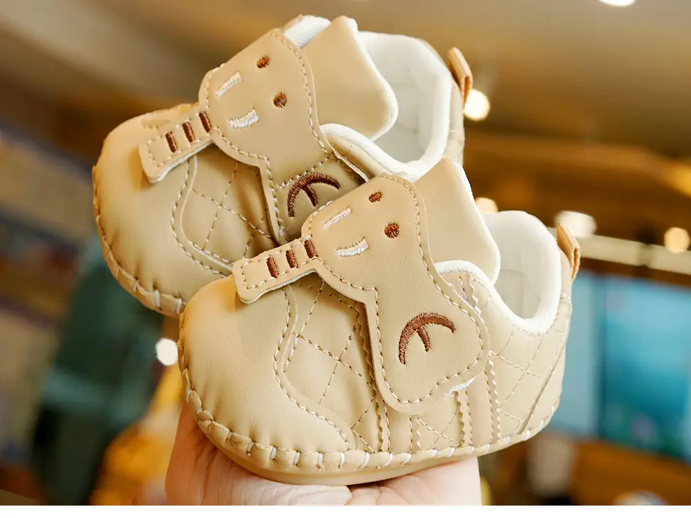 Pink Cartoon Baby Shoes 0-1 Years Soft Sole Non-Slip — feature 8