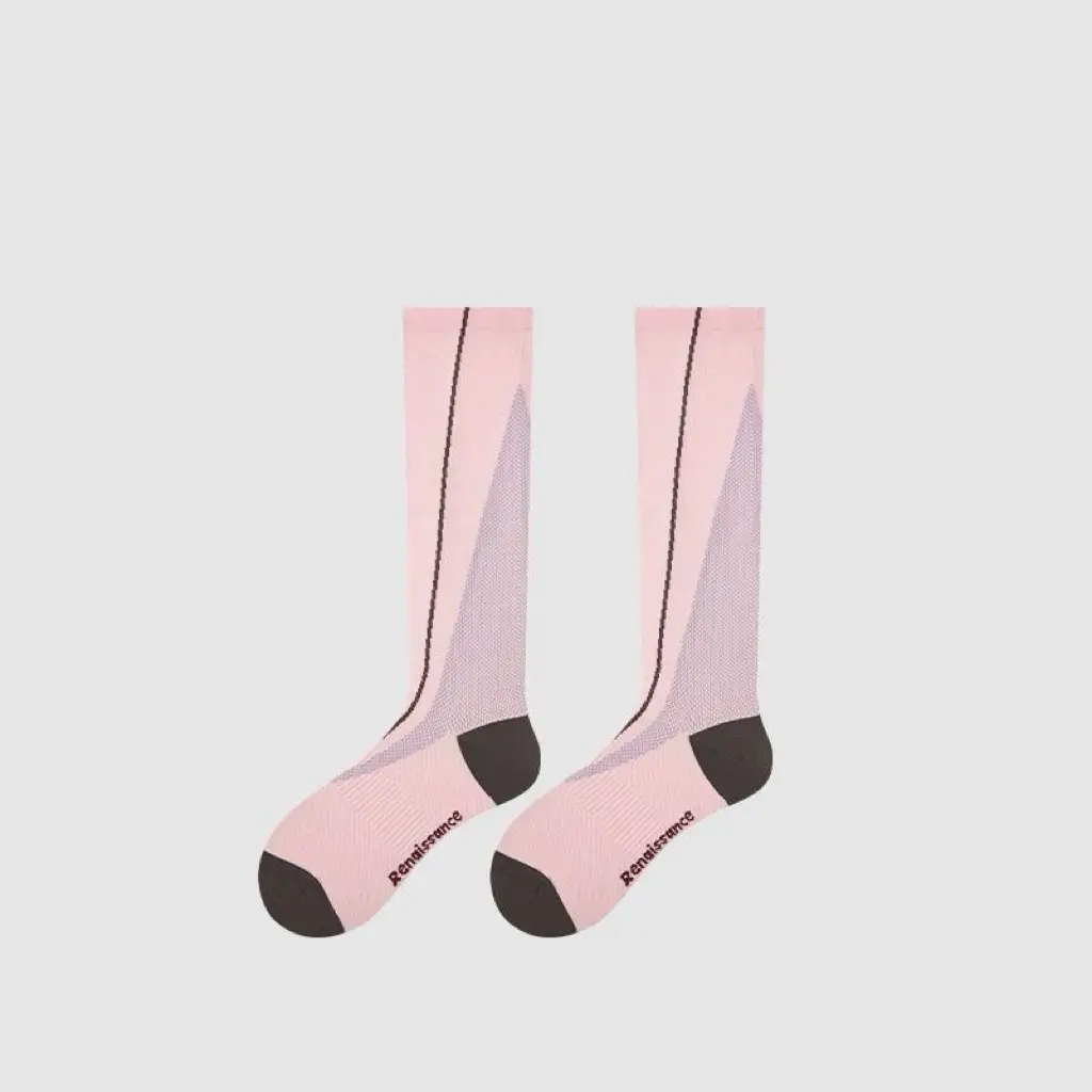 Professional Summer Women's Pressure Fitness Skipping Socks Yoga Slimming Socks Sweat-Absorbent Breathable Socks Sports Pressure Socks
