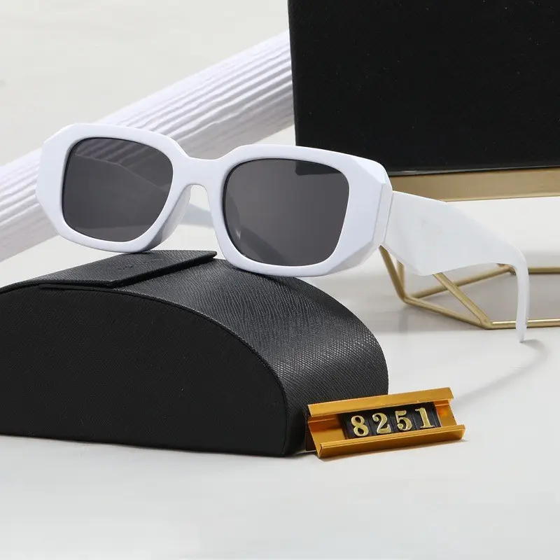 Blue Polygonal Sunglasses for Men Women UV400 - Image 11