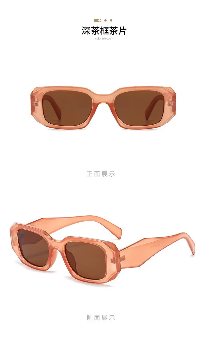 Blue Polygonal Sunglasses for Men Women UV400 β feature 14