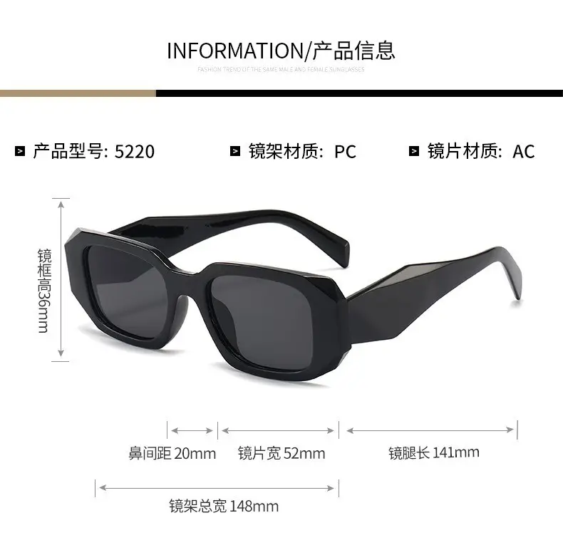 Blue Polygonal Sunglasses for Men Women UV400 β feature 8