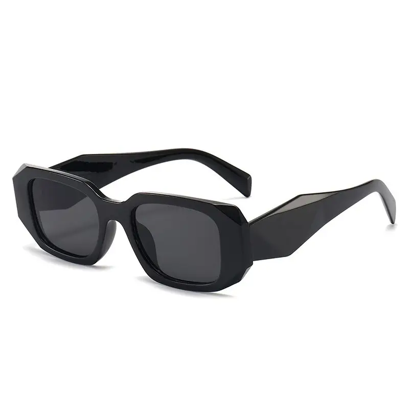 Blue Polygonal Sunglasses for Men Women UV400