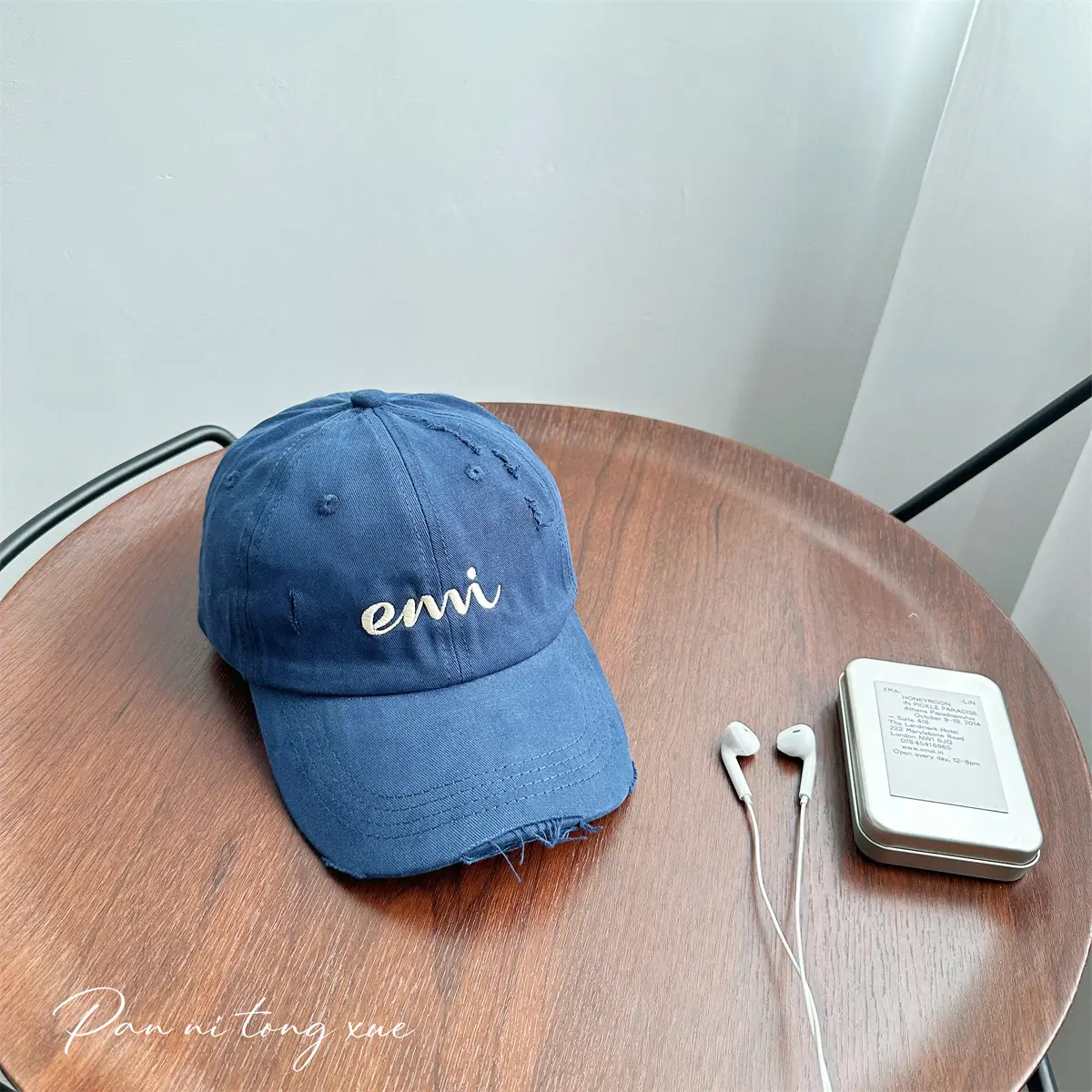 Korean Style Letter Hole Peaked Cap for Girls — feature 13