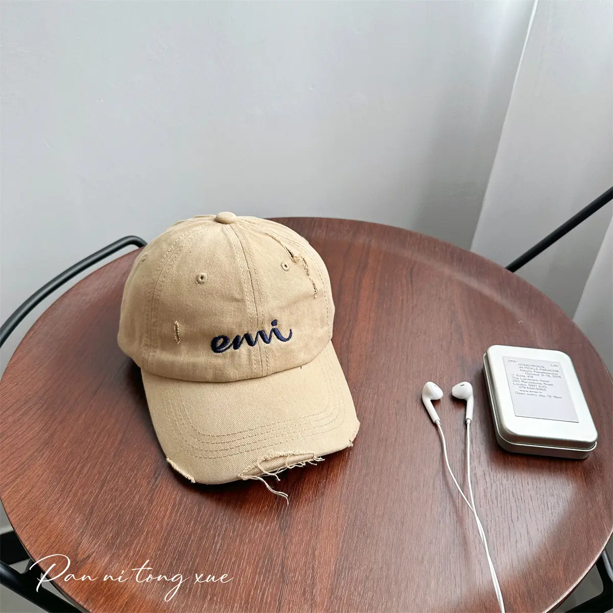 Korean Style Letter Hole Peaked Cap for Girls — feature 15