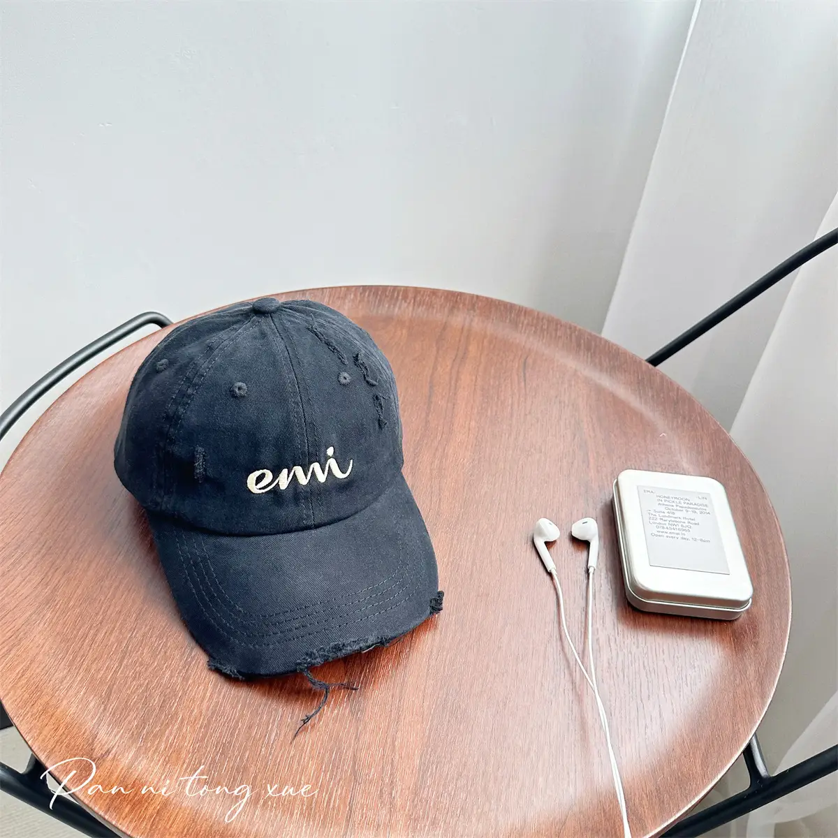 Korean Style Letter Hole Peaked Cap for Girls