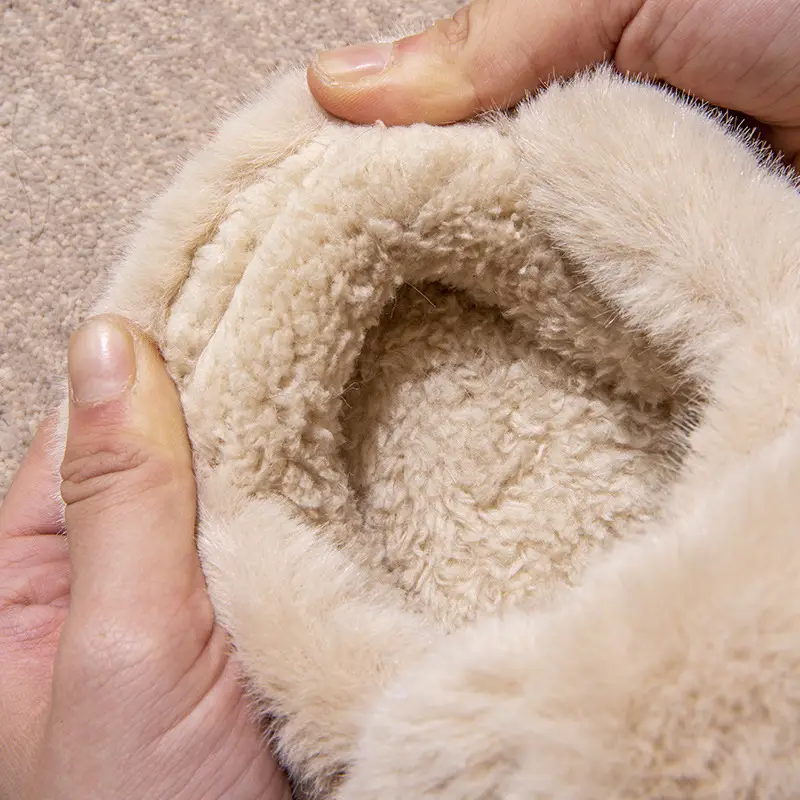 New Style Bear Plush Cotton Slippers for Kids - Image 7