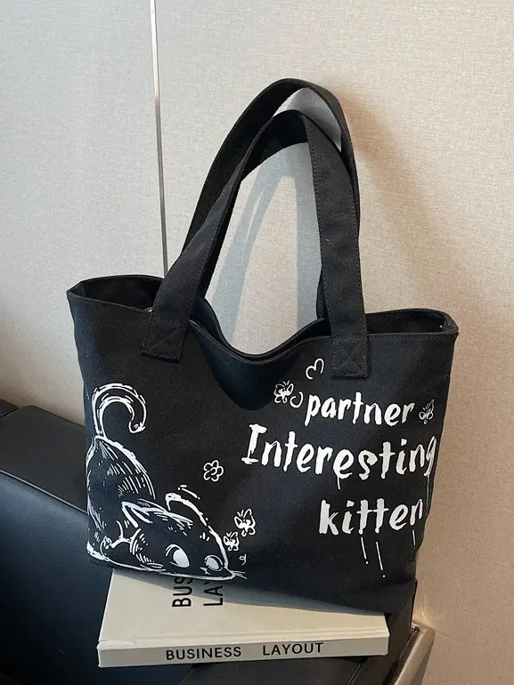 Women Casual Canvas Tote Bag 2025 New Fashion - Image 8